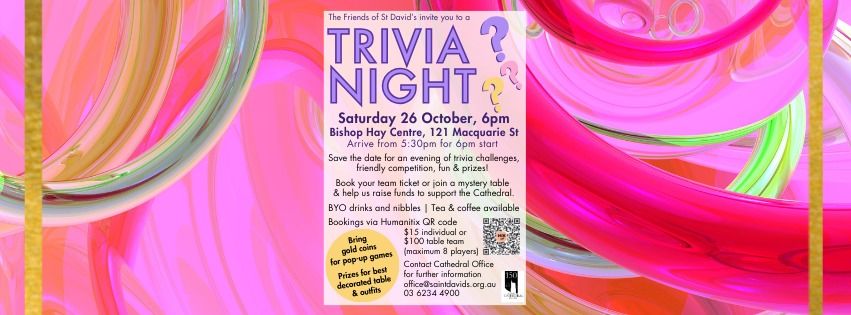 The Friends of St David's Trivia Night!