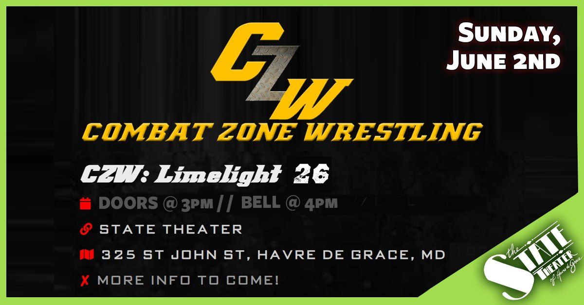 CZW Limelight XXVI - Monthly Pro Wrestling