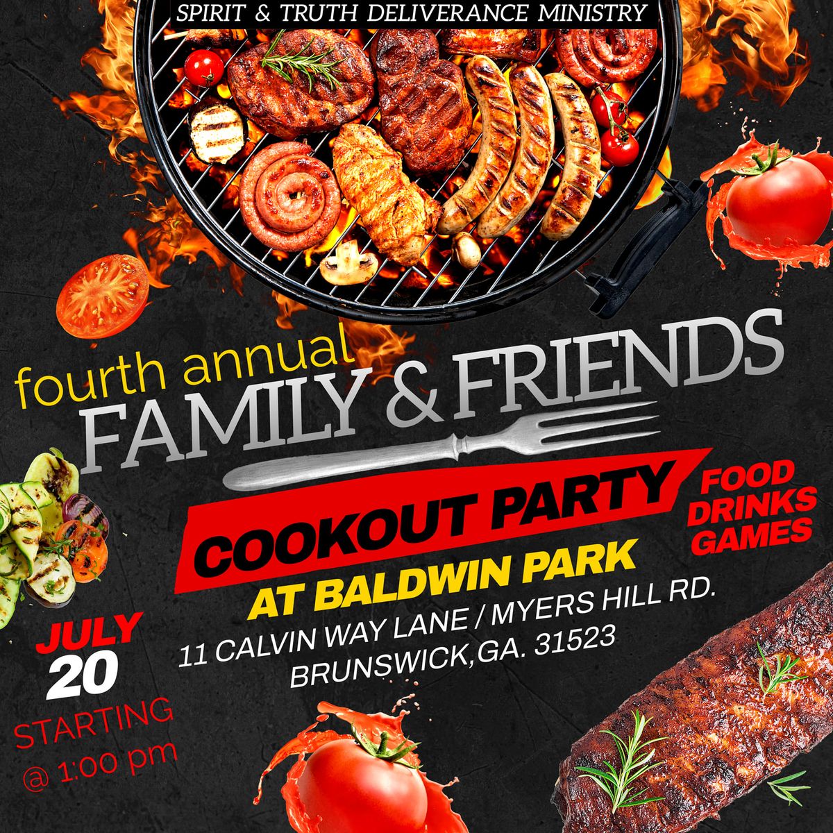 Family & Friends Cookout Party