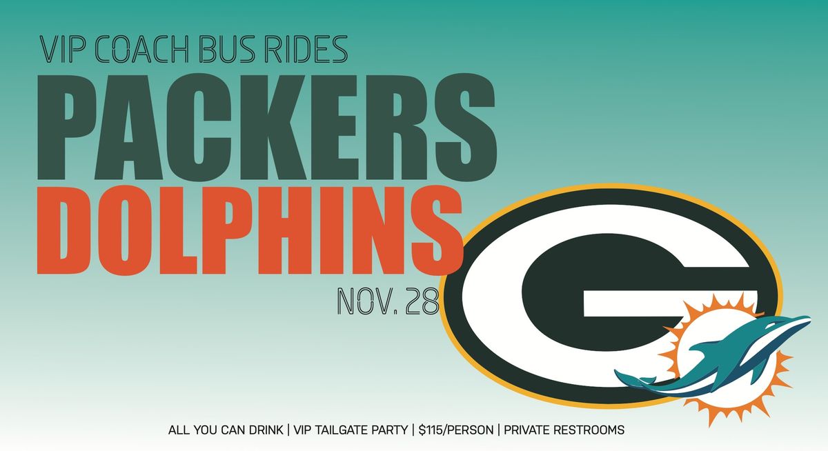 Packers vs. Dolphins VIP Coach Buses