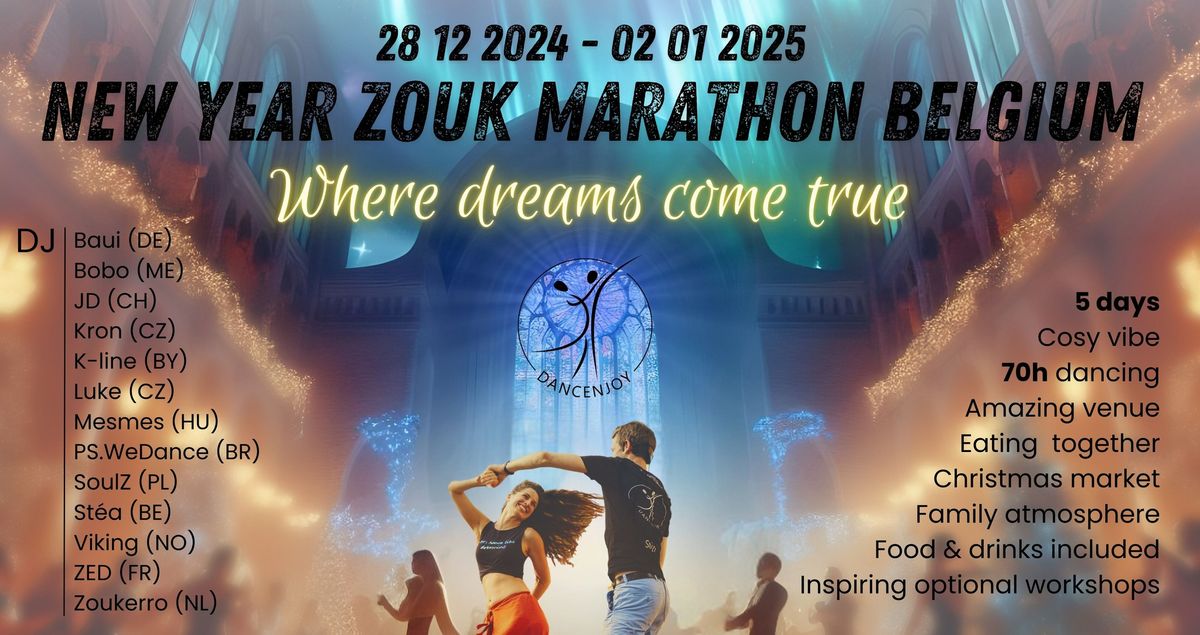 New Year Zouk Marathon Belgium | 5 days