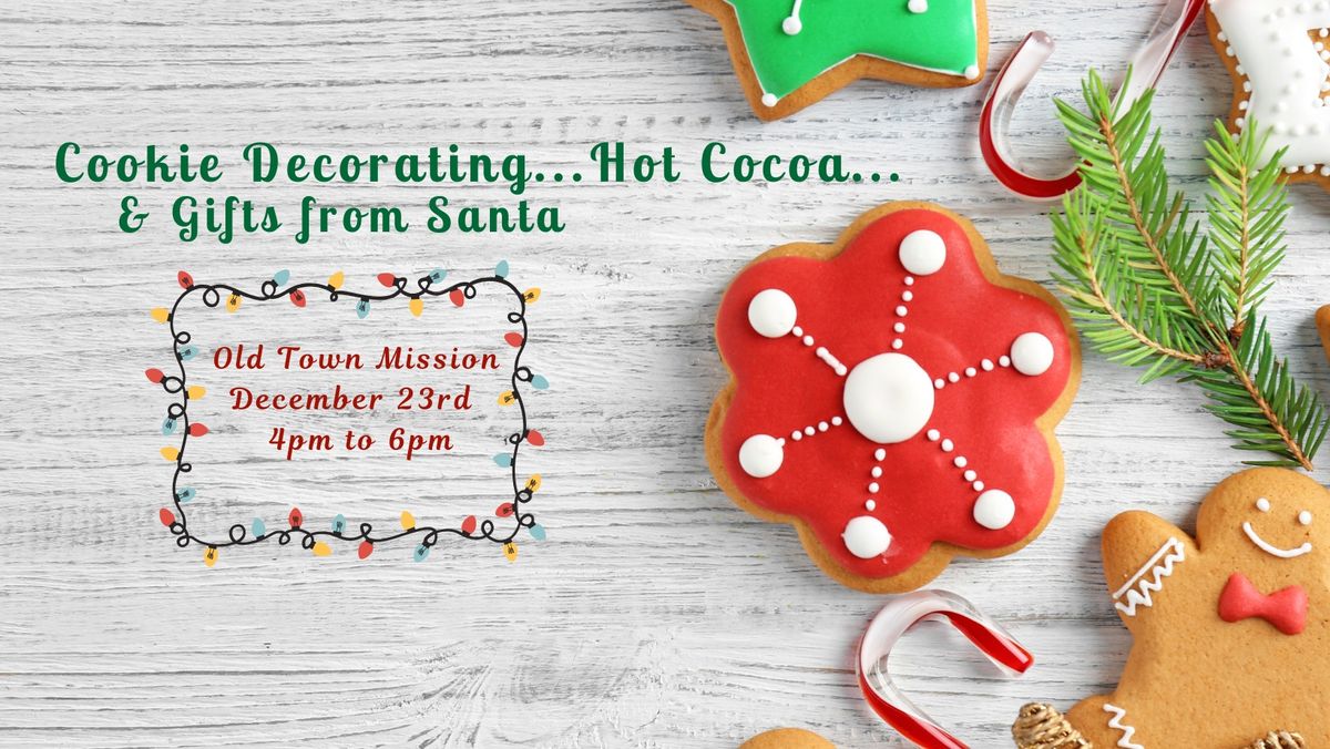  Christmas Celebration ~Pizza ~ Cookies... Hot Cocoa & Santa