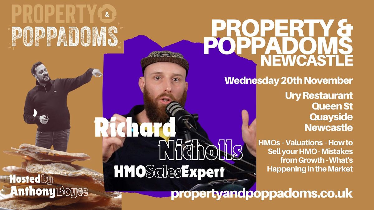 Property & Poppadoms Newcastle - HMO Sales Expert - Richard Nicholls