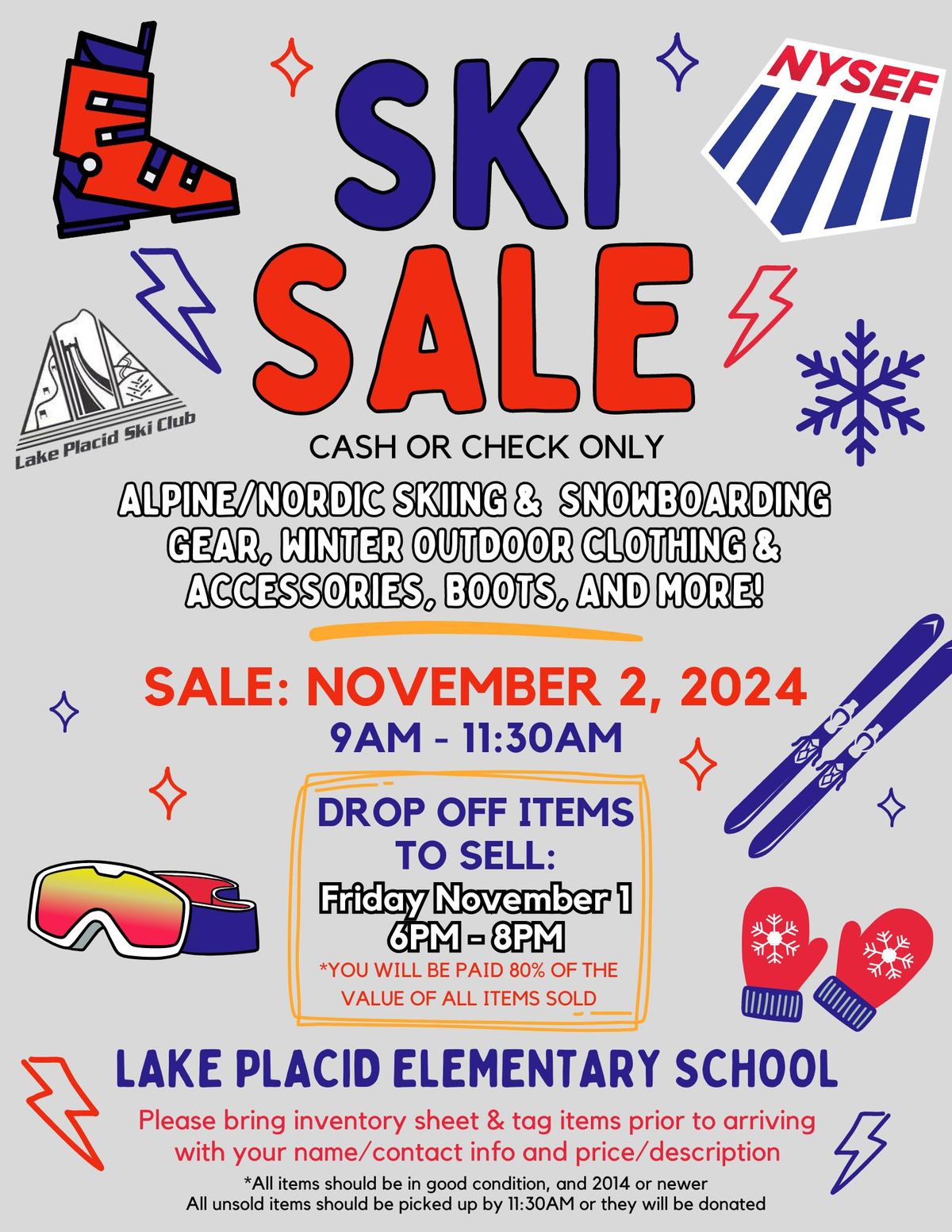 NYSEF\/LPSC 2024 Winter Ski & Gear Sale