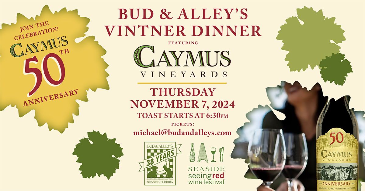 Bud & Alley\u2019s Vintner Dinner