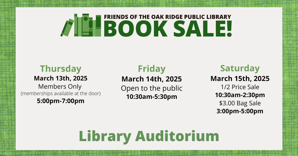 Friends of the Library Book Sale