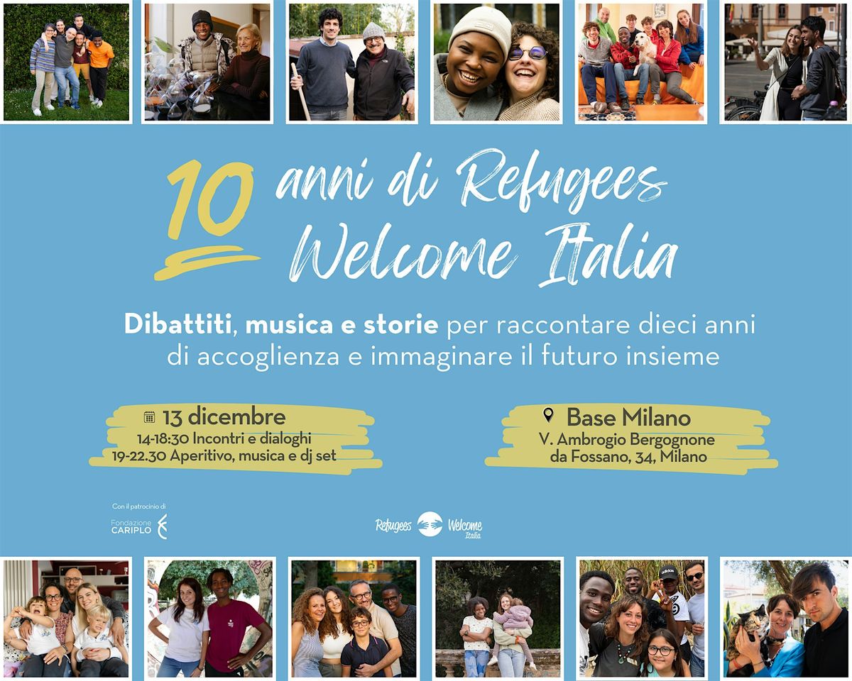 10 Anni di Refugees Welcome Italia - 13 Dicembre 2025
