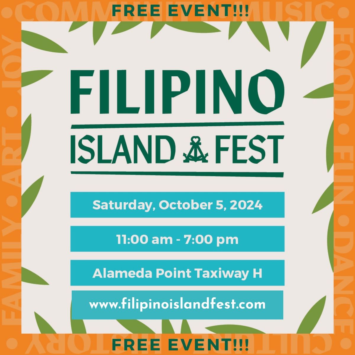 Filipino Island Fest - Alameda\u2019s First Filipino Festival 