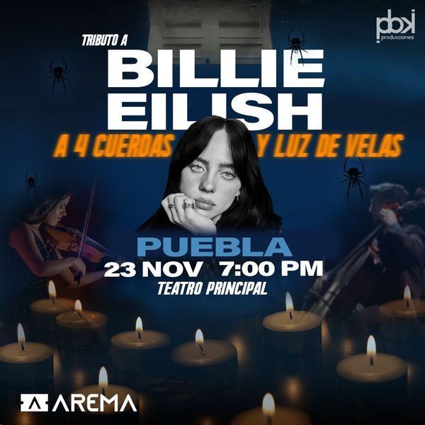 Tributo a Billie Eilish a 4 Cuerdas y Luz de Velas