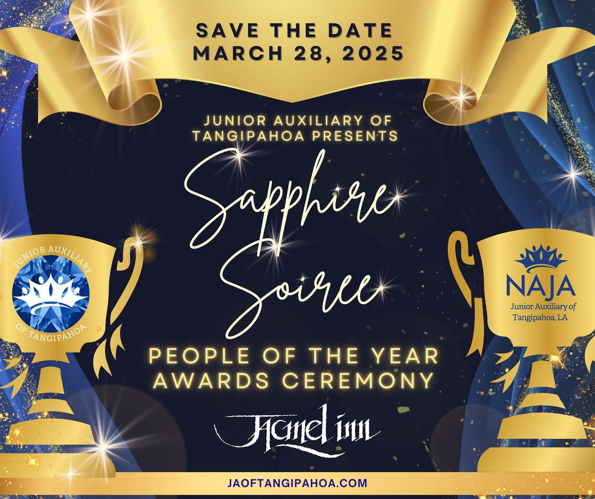 \u201cPeople of The Year\u201d Fundraiser :  Sapphire Soiree 