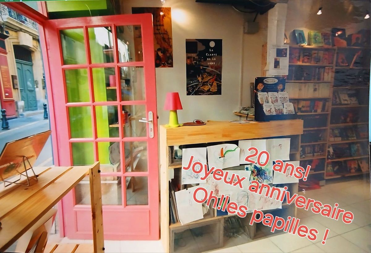 20 ans de la librairie Oh! les papilles 