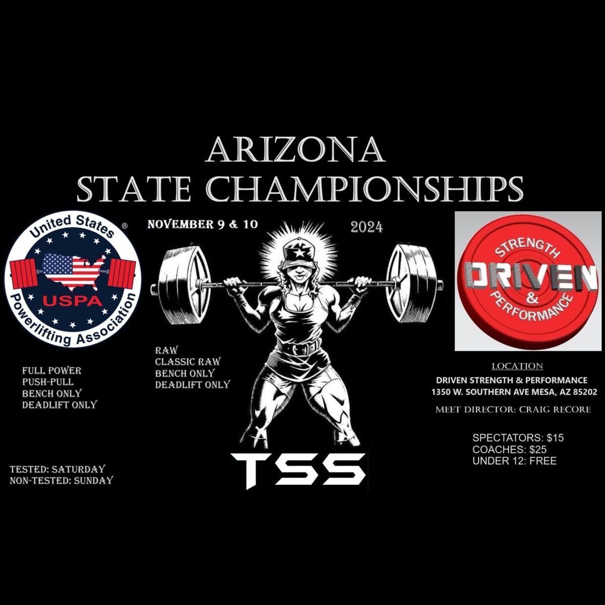 USPA DRIVEN STRENGTH ARIZONA STATE CHAMPIONSHIPS 