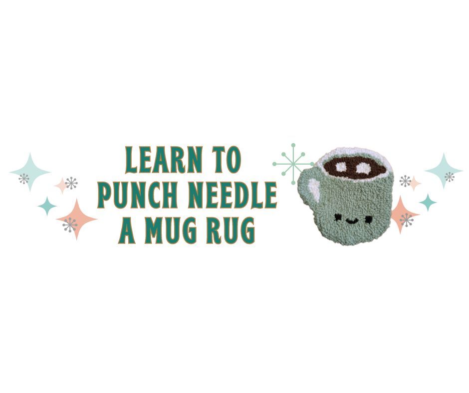 Learn to Punch Needle a Mug Rug