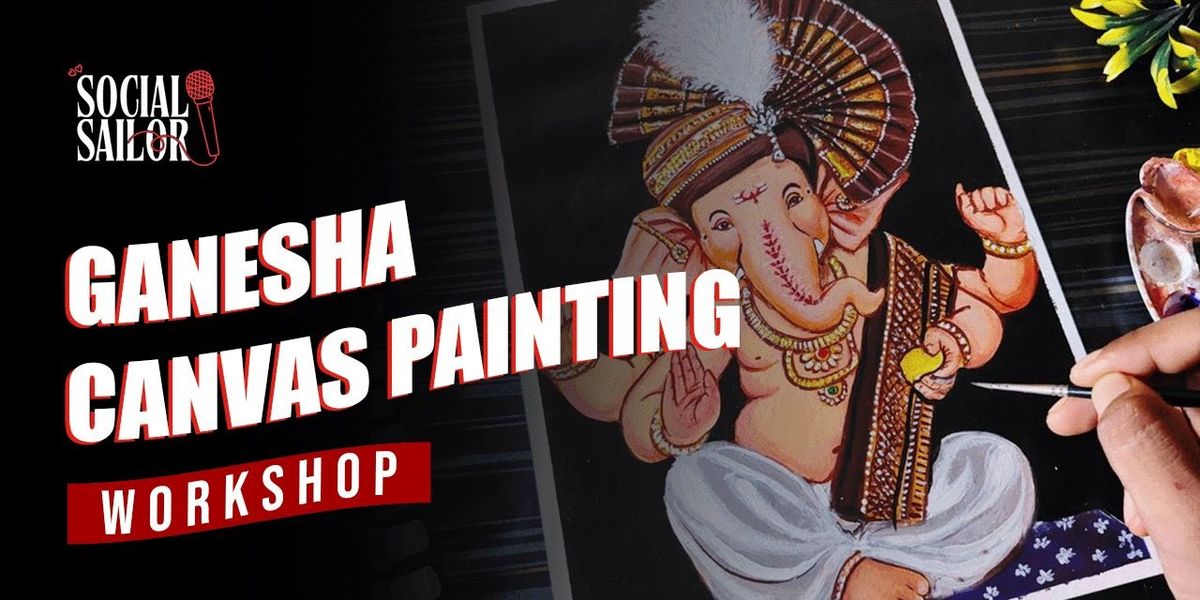 Ganesh Canvas Painting - Delhi