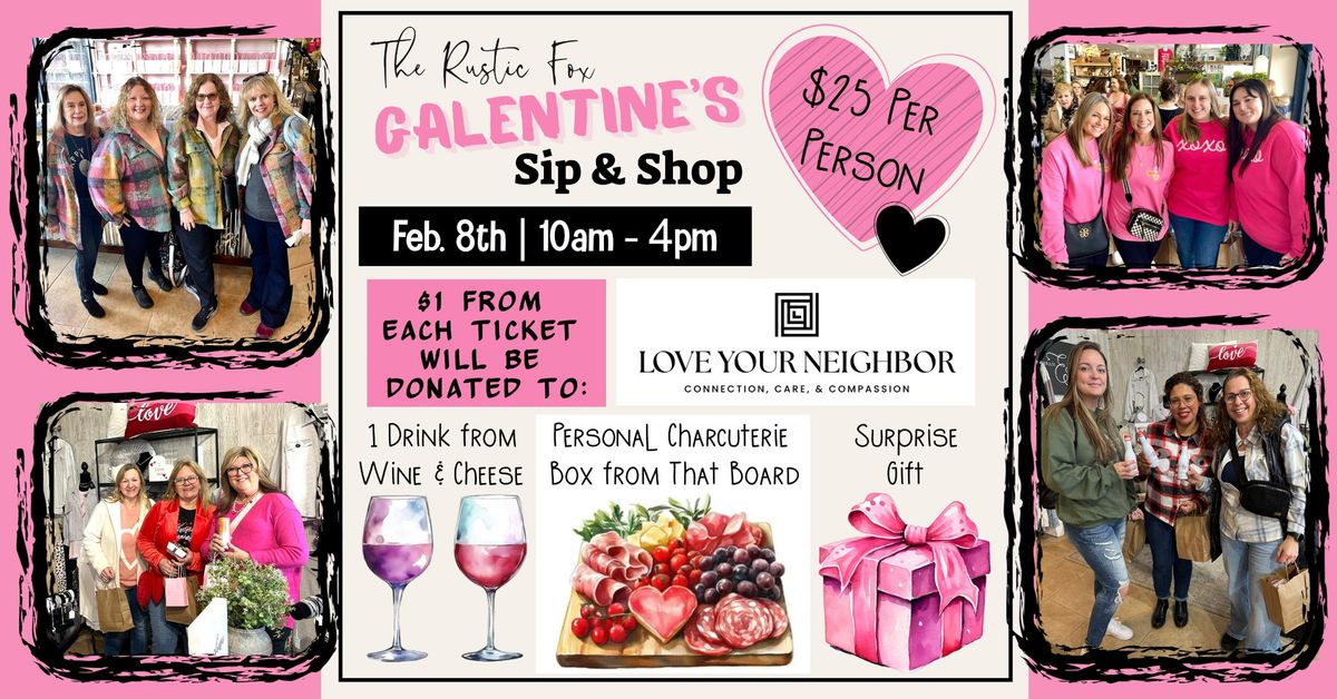 Galentine's Sip & Shop @ The Rustic Fox