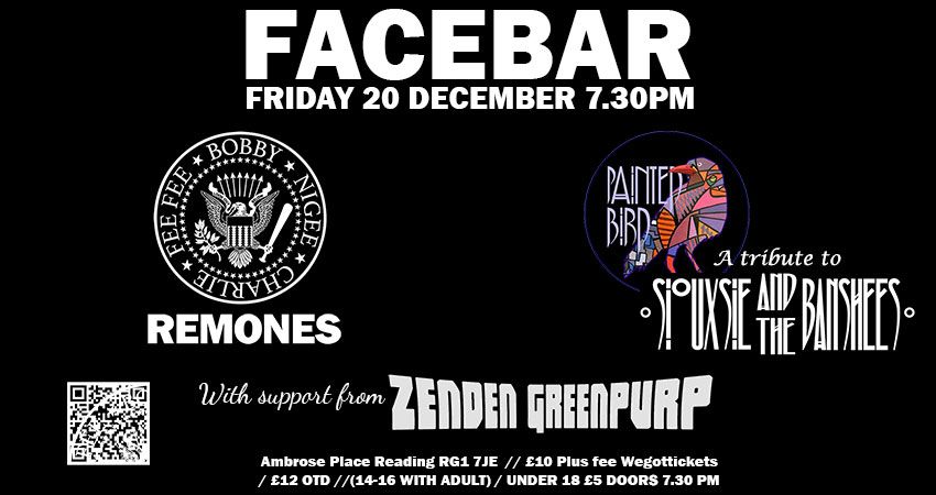 Double Header- Remones AND Painted Bird - A tribute to Siouxsie & the Banshees w\/Zenden Greenpurp