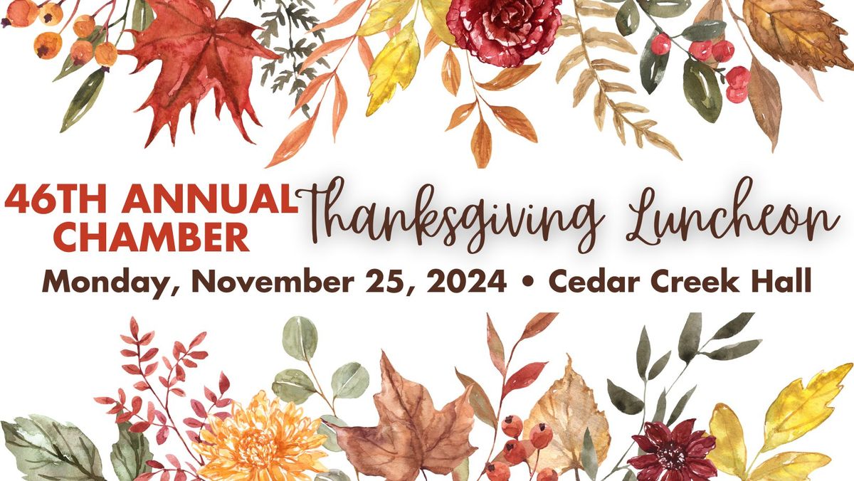 46th Annual Chamber Thanksgiving Luncheon