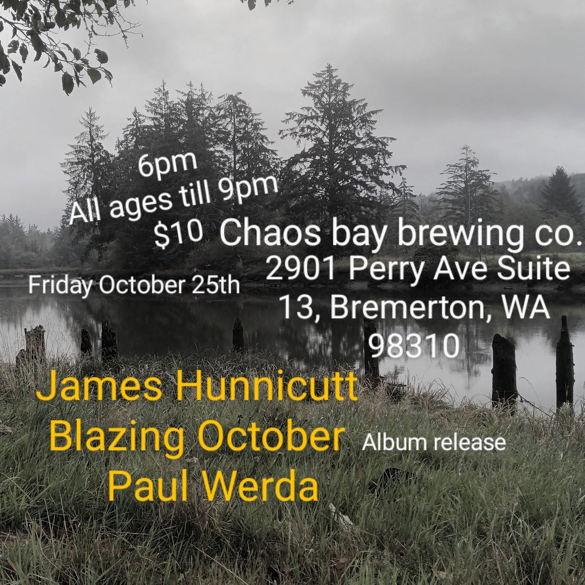 Blazing October Kitsap album release show