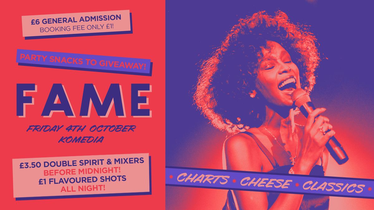 FAME \/\/ Charts, Cheese &amp; Classics!! \/\/ 400 SPACES ON THE DOOR!