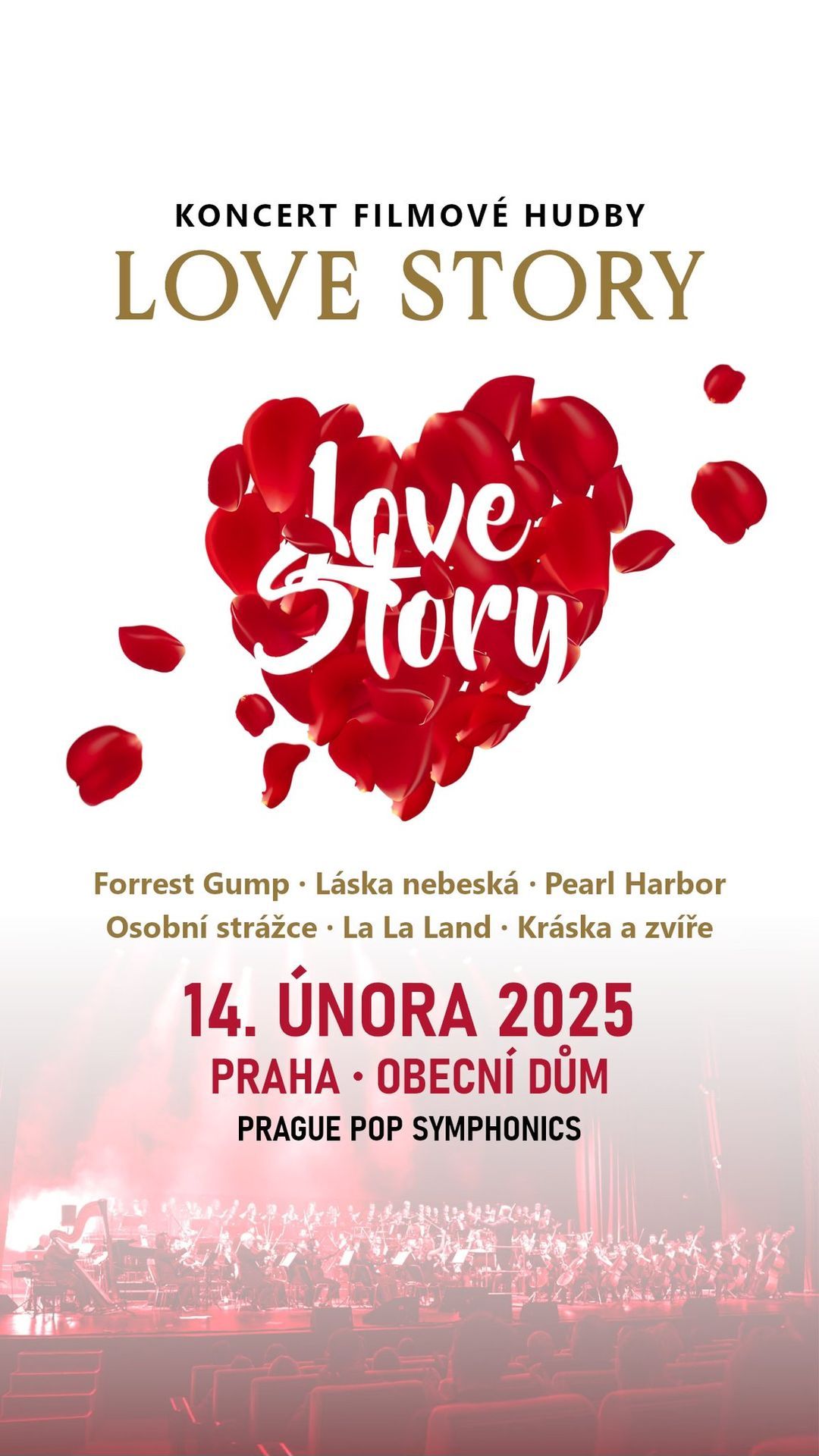 Koncert filmov\u00e9 hudby LOVE STORY