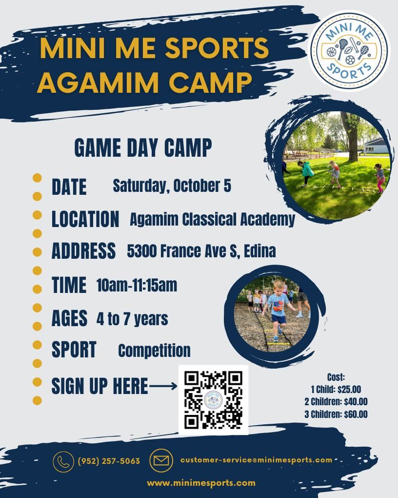 Mini Me Sports Competition Camp!