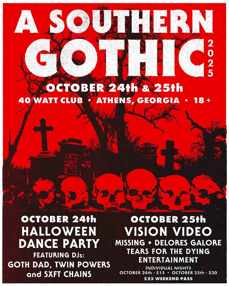 Halloween Dance Party: Goth Dad  Twin Powers  & SXFT Chains