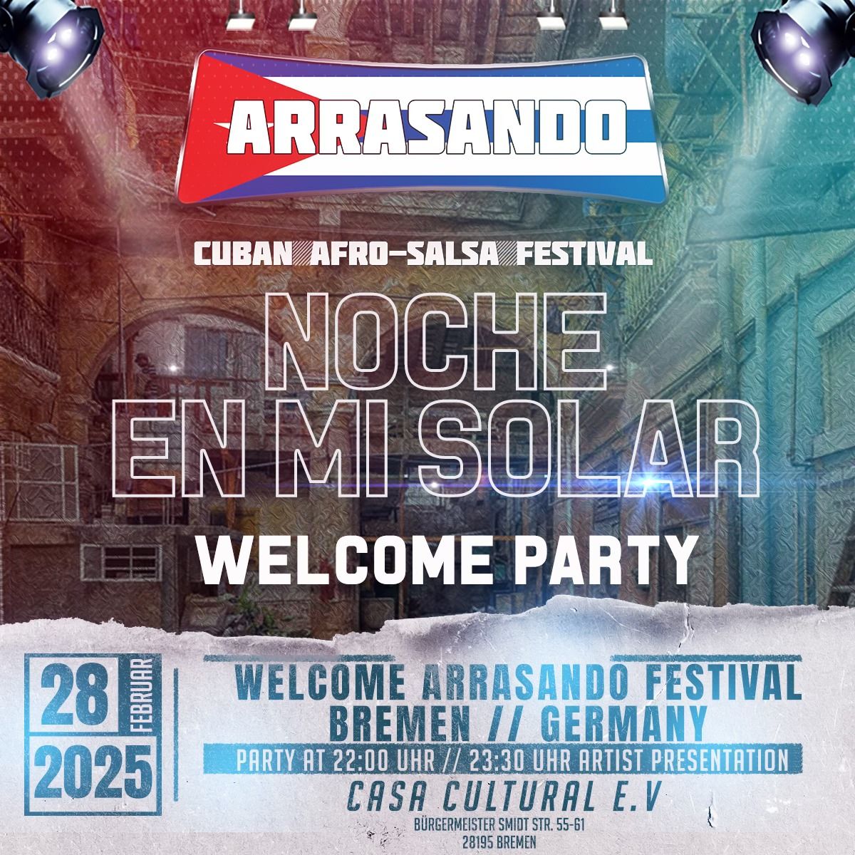 \u2591\u2605Noche en mi Solar, Bienvenido 2025 Arrasando Festival \u2605\u2592