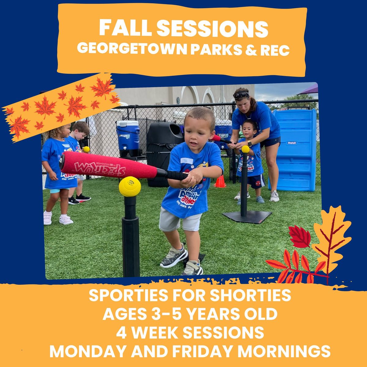 Sporties For Shorties Class (Ages 3-5 years old)