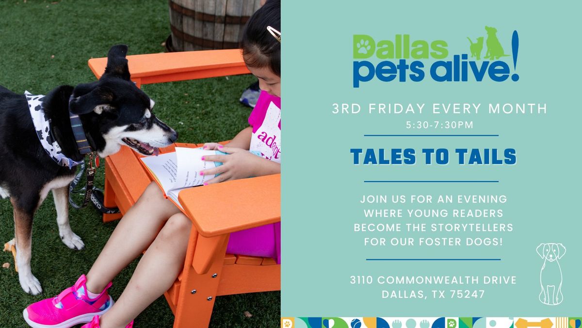 Tales to Tails: Kids Reading to Fosters