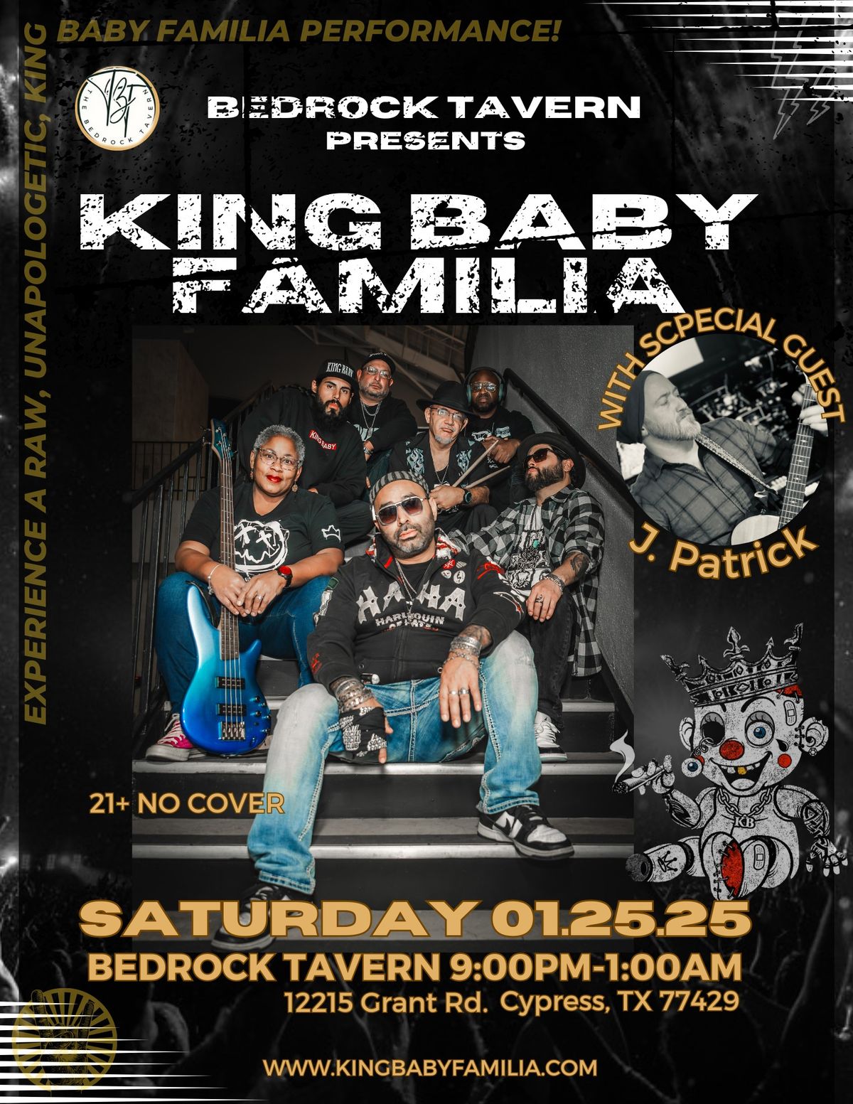 King Baby Familia LIVE with Special Guest J. Patrick!