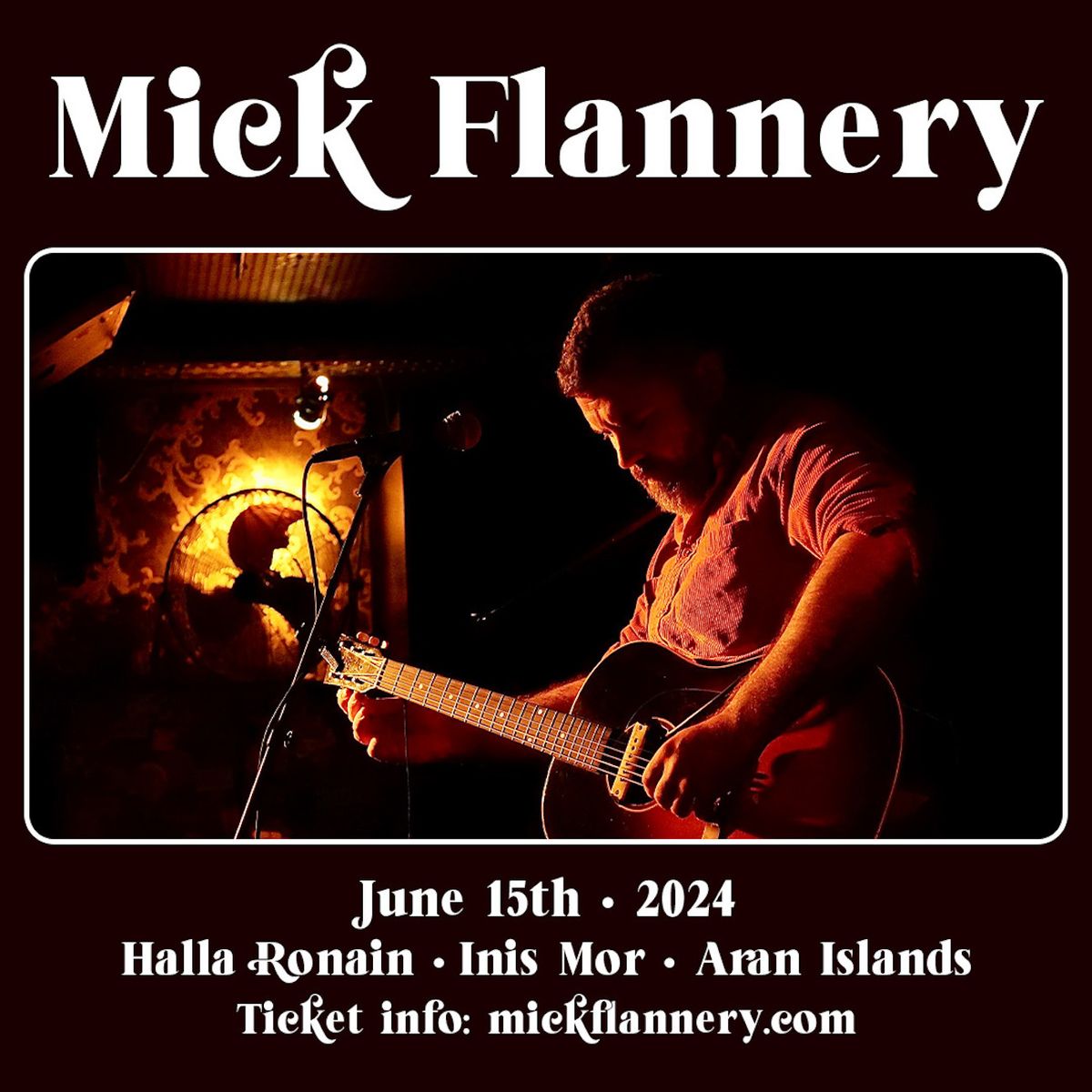 Mick Flannery at Halla Ronain, Inis Mor