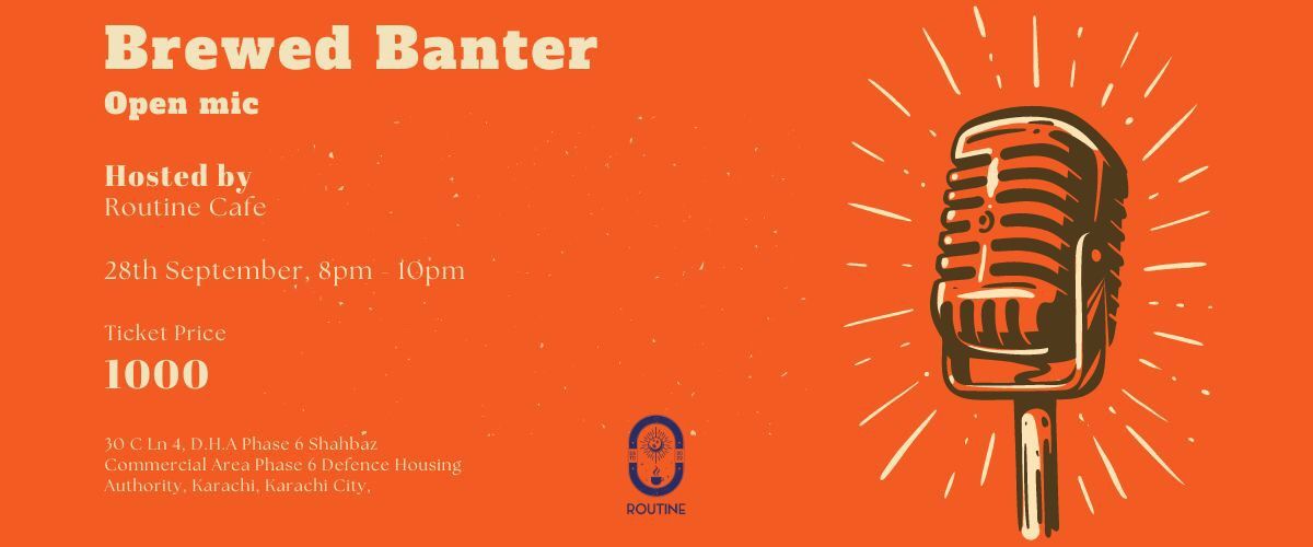 Brewed Banter, Comedy Open Mic