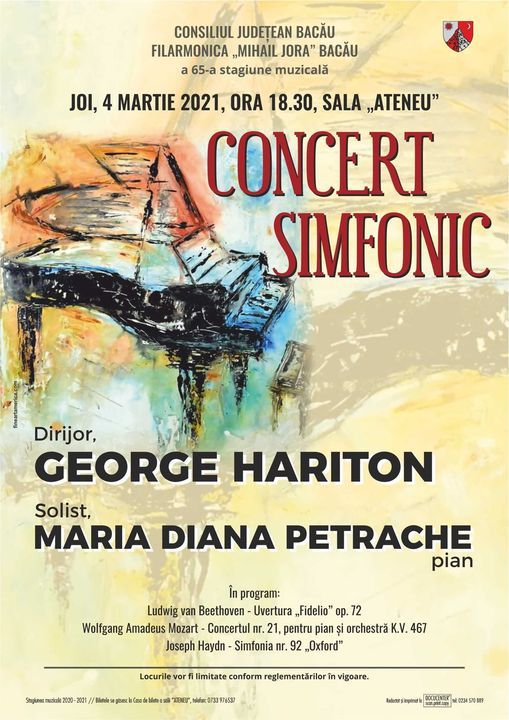 Concert simfonic: George Hariton & Maria Diana Petrache