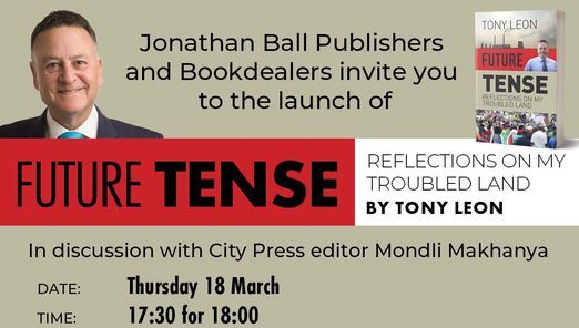 Book Launch Future Tense By Tony Leon Jhb Blubird Shopping Centre Johannesburg 18 March 2021