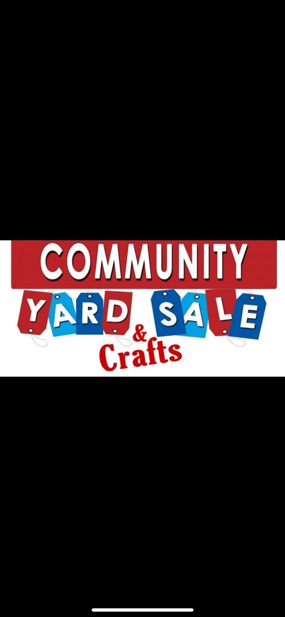 Community Yard Sale and Craft Sale!