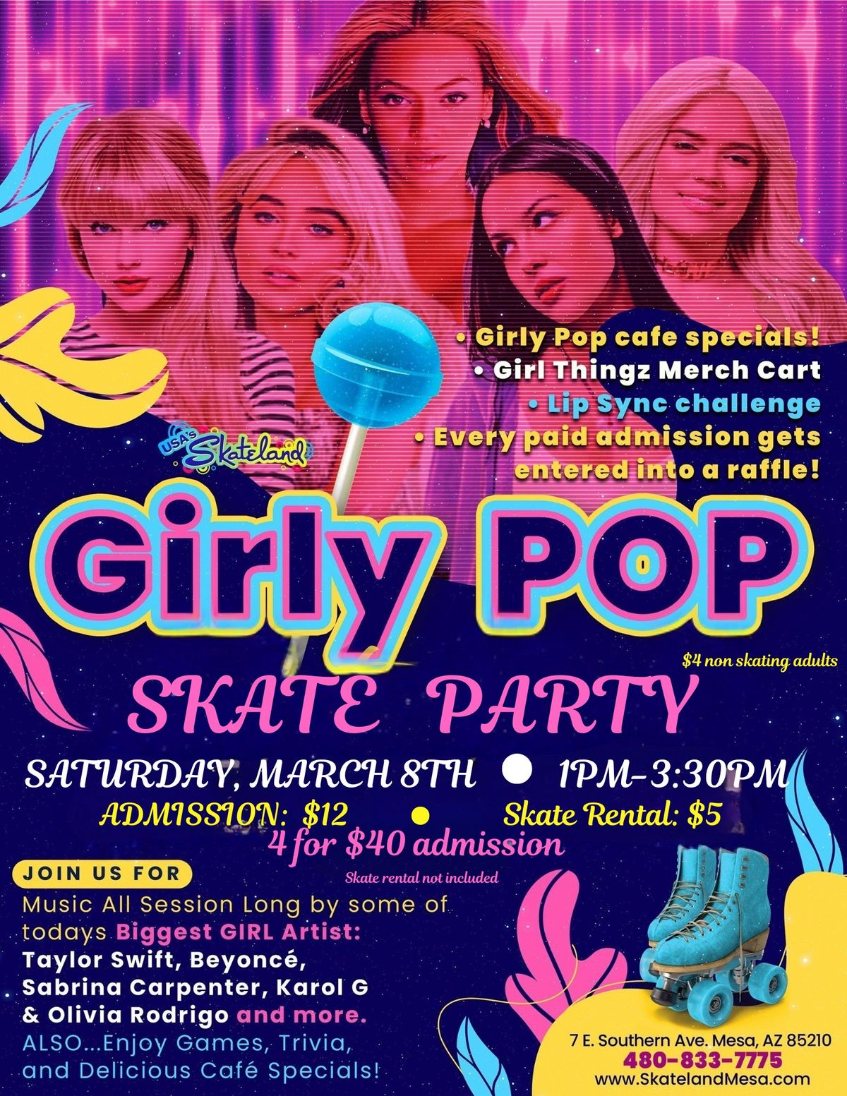 Girly Pop Skate 