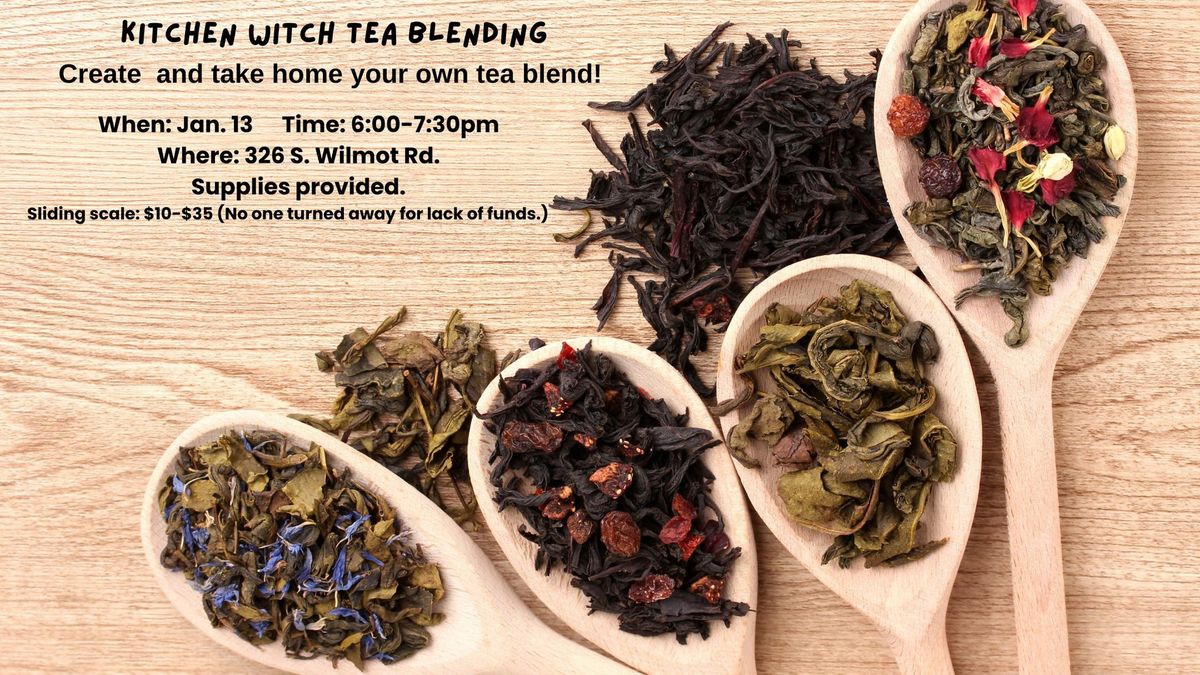 Kitchen Witch Tea Blending