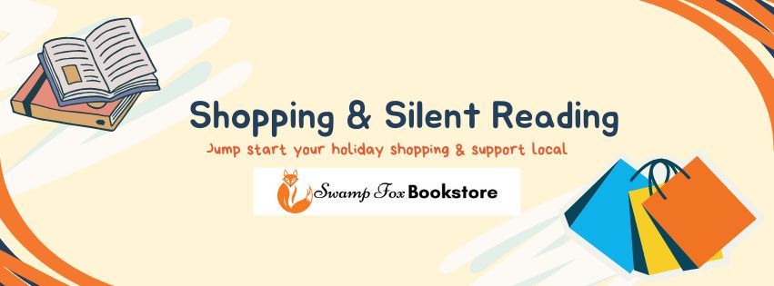 Shopping and silent reading at Swamp Fox Bookstore