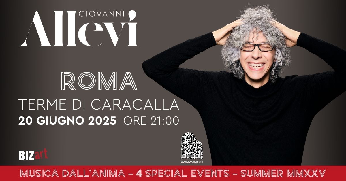 Giovanni Allevi - Musica dall'Anima - Special Events \u2013 Summer MMXXV