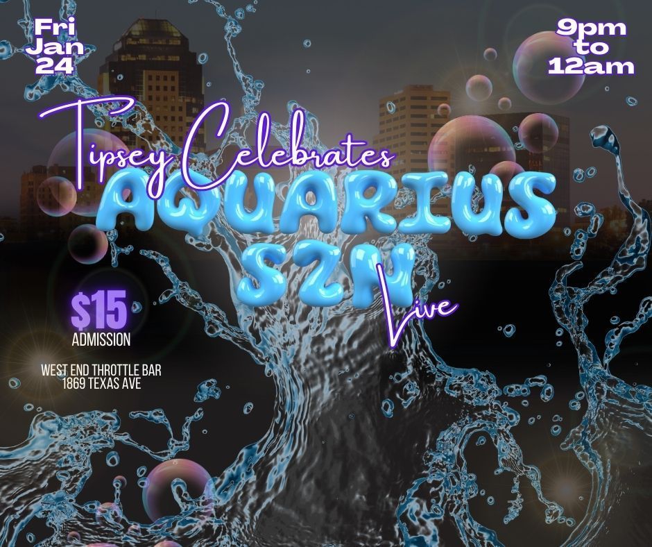 Tipsey the Band: Aquarius Party at West End Throttle Bar 