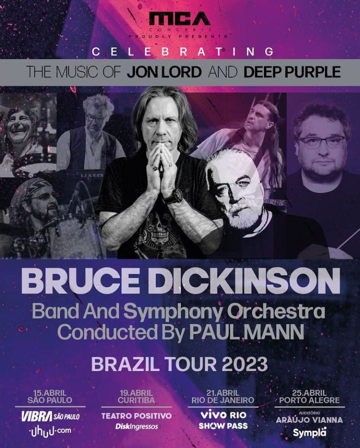 Excurs\u00e3o Bruce Dickinson - The Music of Jon Lord and Deep Purple 