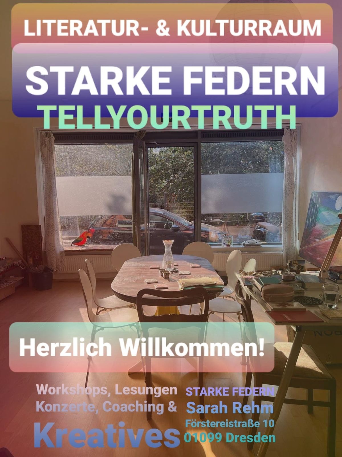 TELLYOURTRUTH \/ STRONG QUILLS - WRITING WORKSHOP on English \/ German