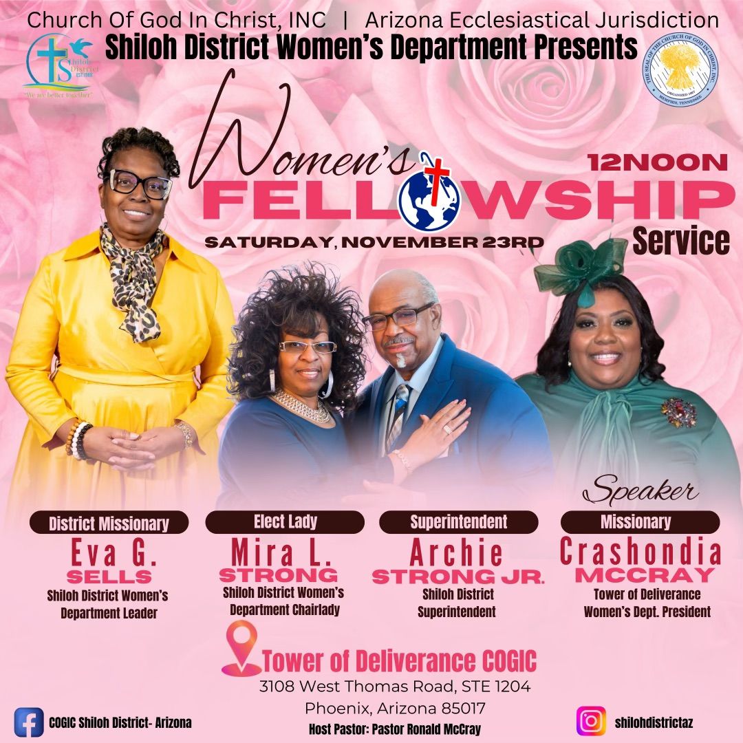 Shiloh District Women\u2019s Department Fellowship Service 