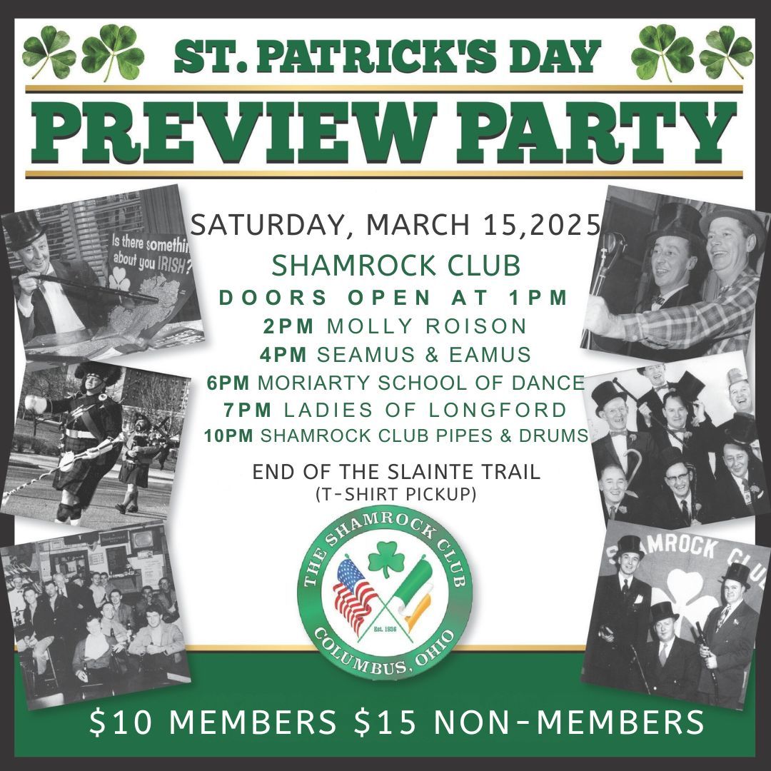 St. Patrick's Day Preview Party