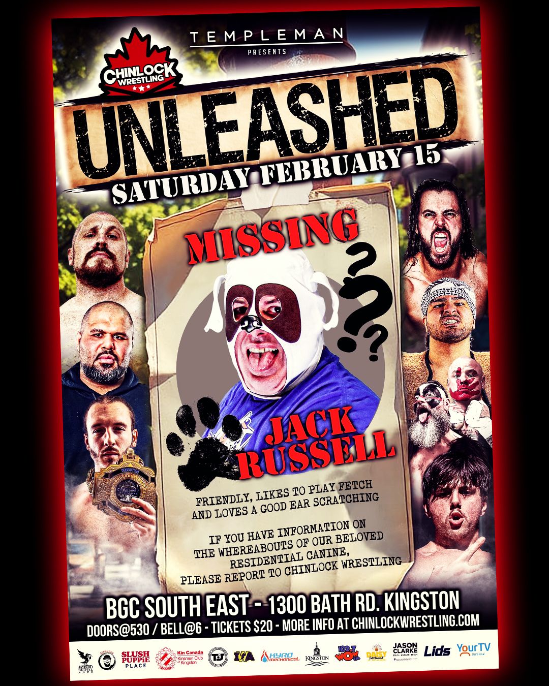 Templeman LLP presents Chinlock Wrestling Unleashed