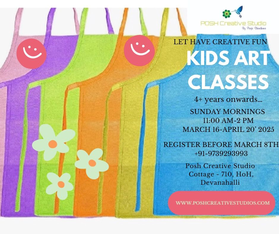 Kids Art Classes - Let us have creative fun