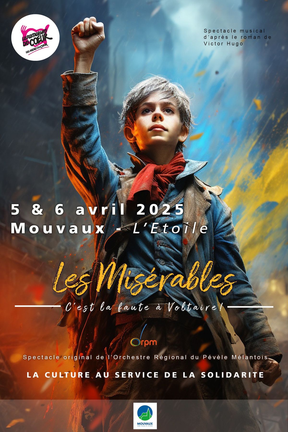 Les Mis\u00e9rables, com\u00e9die musicale