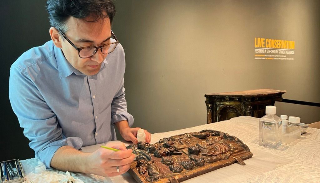 Live Conservation: Restoring a 17th Century Spanish Tabernacle at the MFA