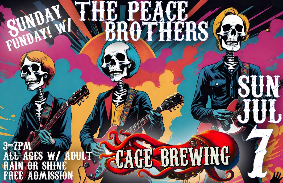 The Peace Brothers LIVE | Cage Brewing, St. Pete | SUN JUL 7 | FREE