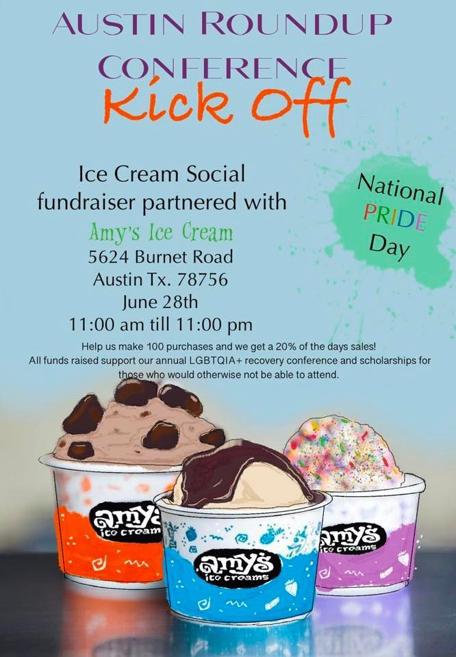 Ice cream social fundraiser
